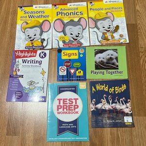 Preschool/kindergarten workbooks